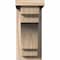 Ekena Millwork Mediterranean Smooth Corbel w/Backplate, Douglas Fir, 5 1/2"W x 12"D x 12"H COR06X12X12MED01SDF - alternate 4